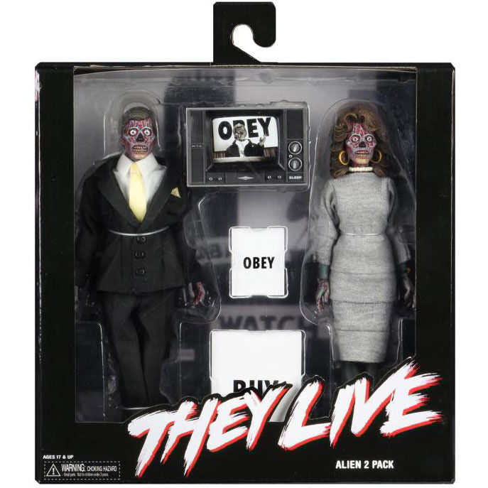 Imagen de Blister 2 Figuras Estan Vivos They Live parte de nuestra colección en Espadas y más, sitio oficial.