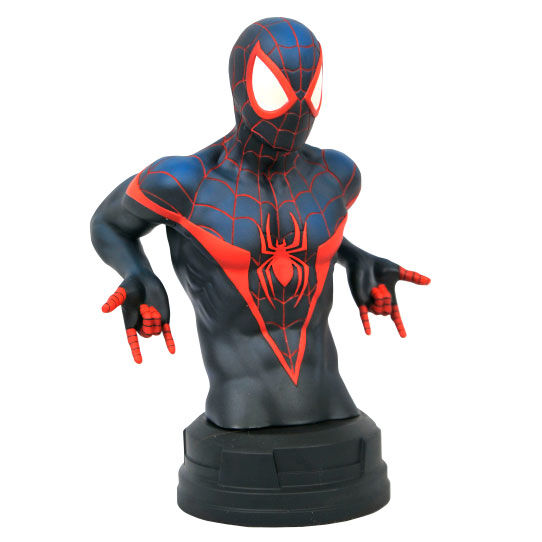 Imagen 1 - Busto Miles Morales Spiderman Marvel 18Cm