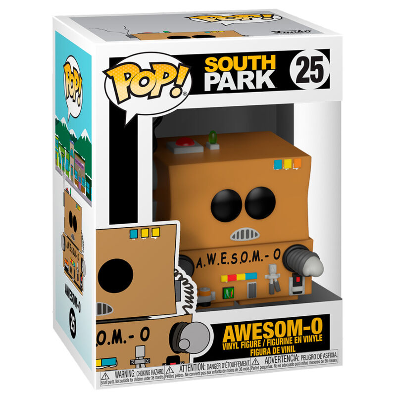 Imagen de Figura Pop South Park Awesom-o parte de nuestra colección en Espadas y más, sitio oficial.