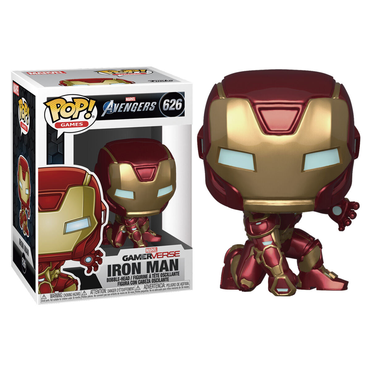 Imagen de Figura Pop Marvel Avengers Game Iron Man Stark Tech Suit parte de nuestra colección en Espadas y más, sitio oficial.