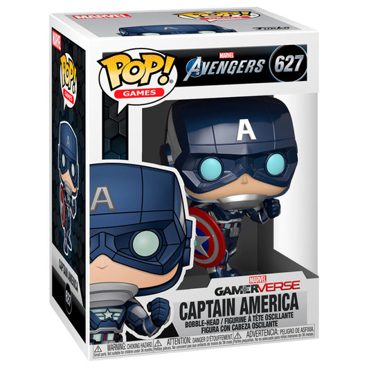 Imagen 2 de Figura Pop Marvel Avengers Game Captain America Stark Tech Suit