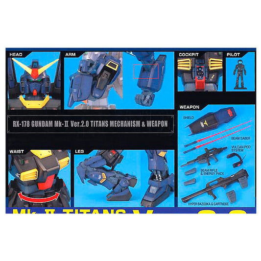 Imagen de Figura Model Kit Gundam Mk-ii Titans Ver. 2.0 Mobile Suit Gundam 18Cm parte de nuestra colección en Espadas y más, sitio oficial.