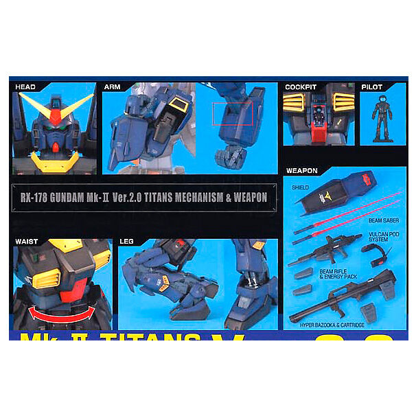 Imagen de Figura Model Kit Gundam Mk-ii Titans Ver. 2.0 Mobile Suit Gundam 18Cm parte de nuestra colección en Espadas y más, sitio oficial.