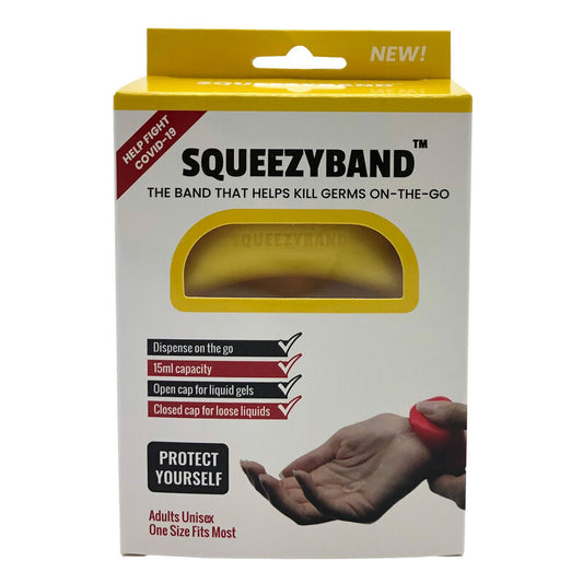 Imagen 2 de Pulsera Dispensadora De Gel Ajustable Amarillo Adulto