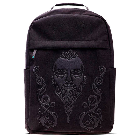 Imagen de Mochila Black Screen Printed Assassins Creed Valhalla parte de nuestra colección en Espadas y más, sitio oficial.
