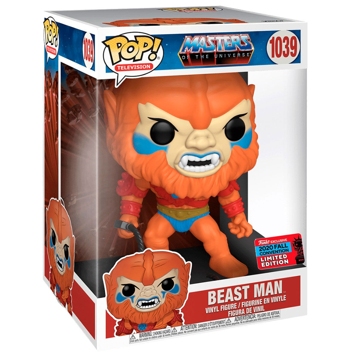 Imagen de Figura Pop Masters Of The Universe Beast Man Exclusive 25Cm parte de nuestra colección en Espadas y más, sitio oficial.