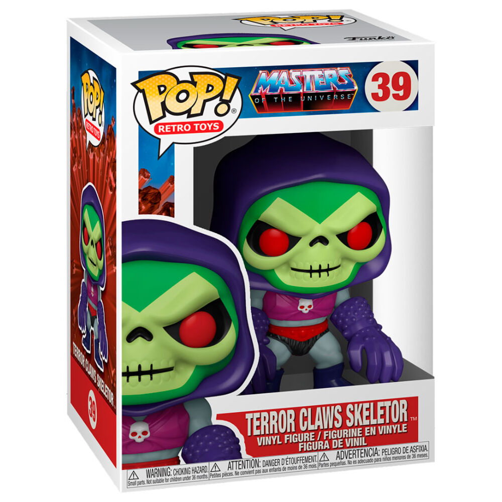 Imagen de Figura Pop Masters Of The Universe Skeletor With Terror Claws parte de nuestra colección en Espadas y más, sitio oficial.
