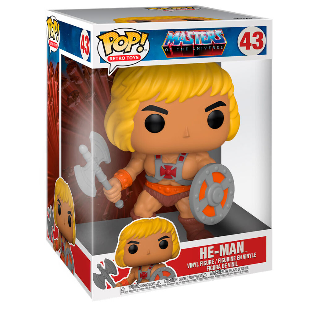 Imagen de Figura Pop Masters Of The Universe He-Man 25Cm parte de nuestra colección en Espadas y más, sitio oficial.