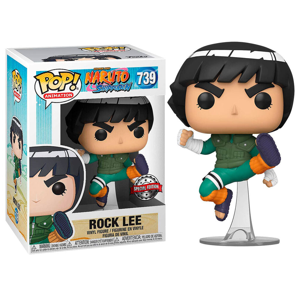 Imagen de Figura Pop Naruto Rock Lee Exclusive parte de nuestra colección en Espadas y más, sitio oficial.