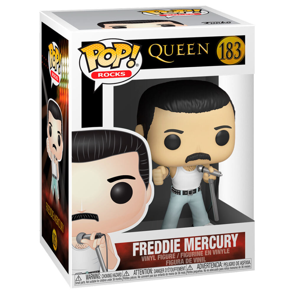 Imagen de Figura Pop Queen Freddie Mercury Radio Gaga parte de nuestra colección en Espadas y más, sitio oficial.