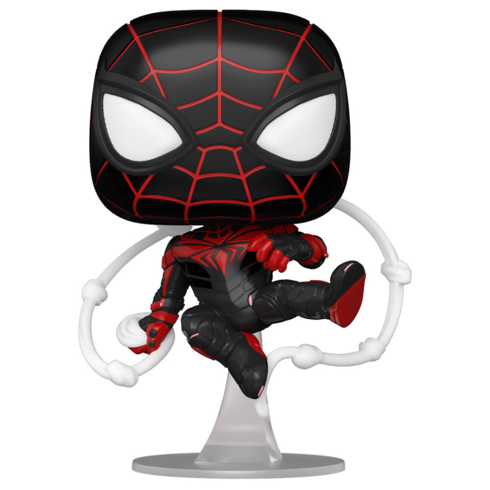 Imagen de Figura Pop Marvel Spiderman Miles Morales Advanced Tech Suit parte de nuestra colección en Espadas y más, sitio oficial.