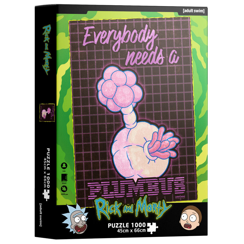 Imagen 2 - Puzzle Plumbus Rick And Morty 1000Pzs