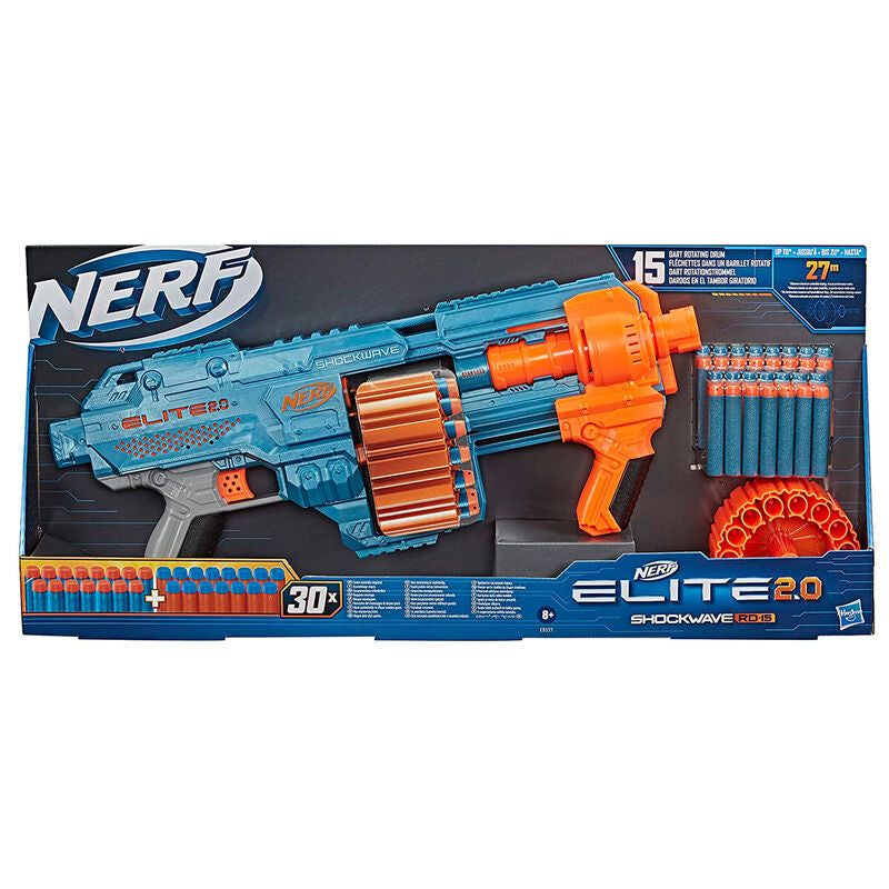Imagen 6 - Lanzador Shockwave Rd-15 Elite 2.0 Nerf