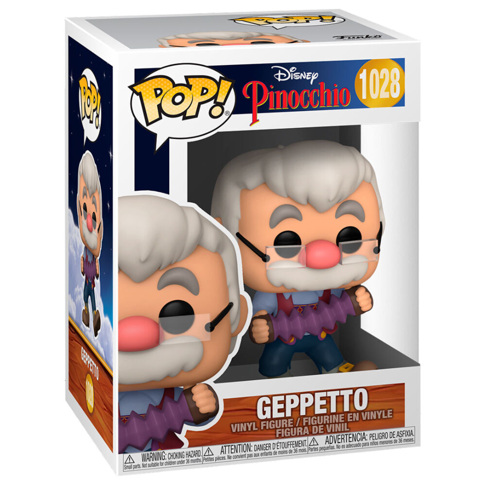 Imagen de Figura Pop Disney Pinocho Geppetto With Accordion parte de nuestra colección en Espadas y más, sitio oficial.