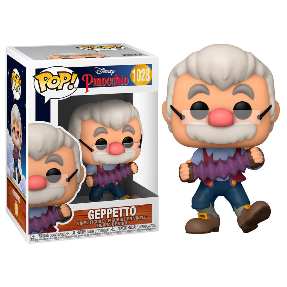 Imagen de Figura Pop Disney Pinocho Geppetto With Accordion parte de nuestra colección en Espadas y más, sitio oficial.