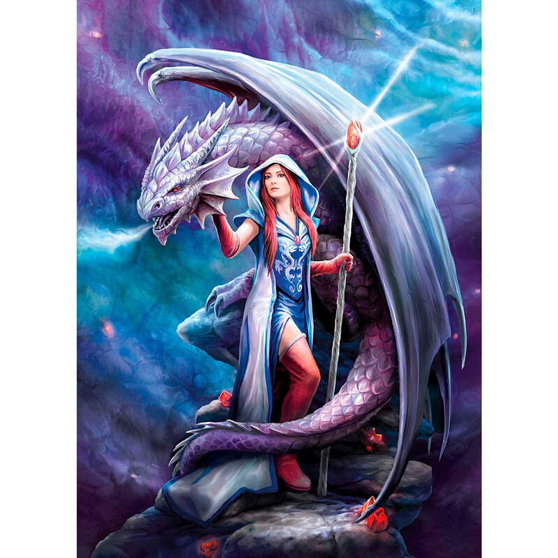 Imagen de Puzzle Dragon Magico Anne Stokes 1000Pzs parte de nuestra colección en Espadas y más, sitio oficial.
