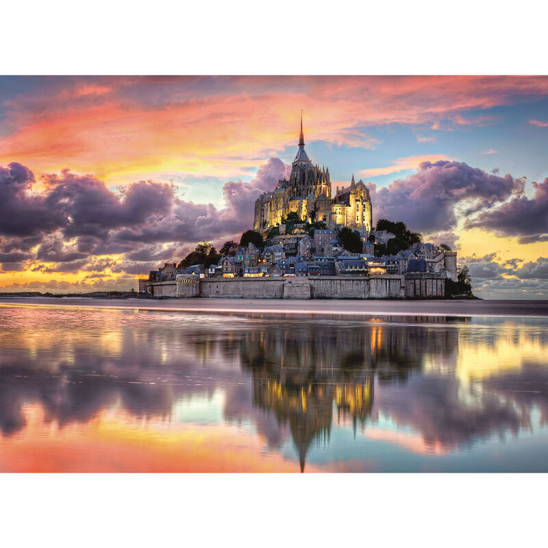 Imagen de Puzzle Le Magnifique Mont Saint-Michel 1000Pzs parte de nuestra colección en Espadas y más, sitio oficial.