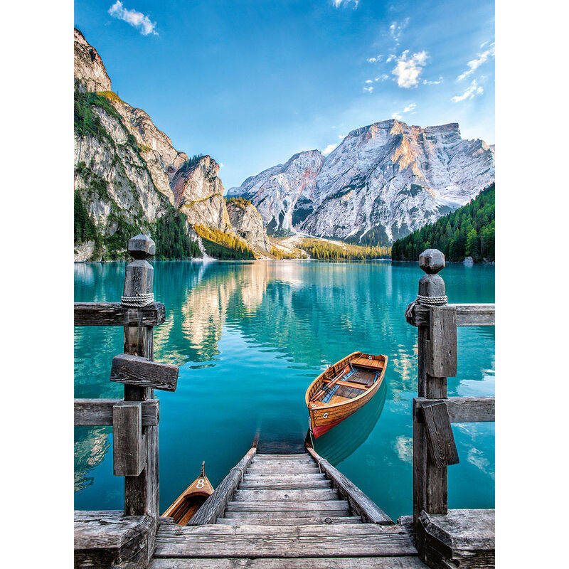 Imagen de Puzzle Lago Braies 500Pzs parte de nuestra colección en Espadas y más, sitio oficial.