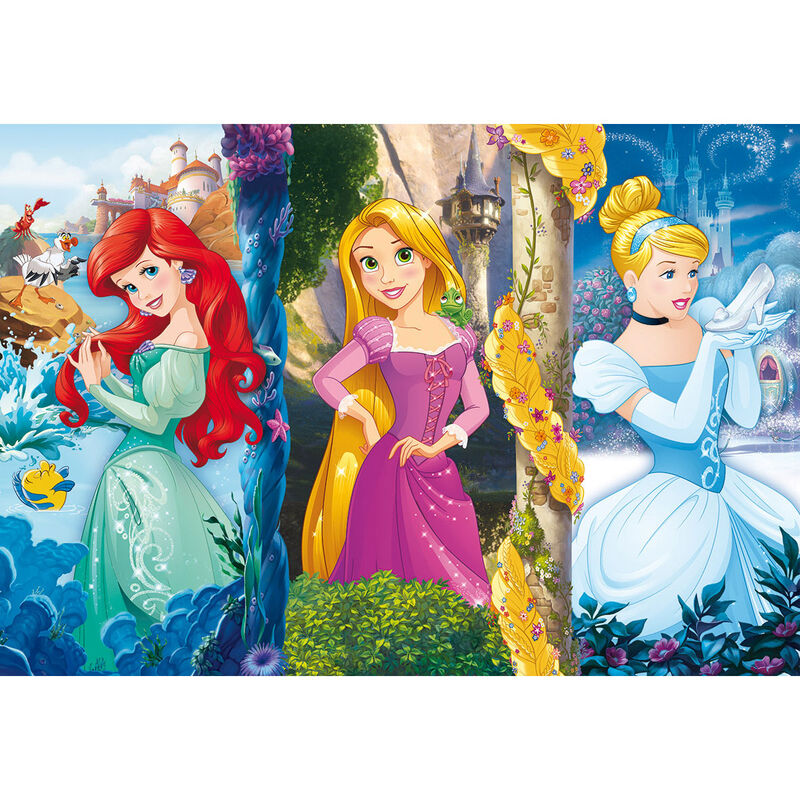 Imagen 1 - Puzzle Maxi Princesas Disney 60Pzs