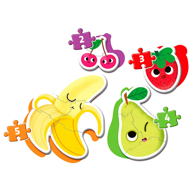 Imagen 1 - Puzzle My First Puzzle Frutas 2-3-4-5Pzs
