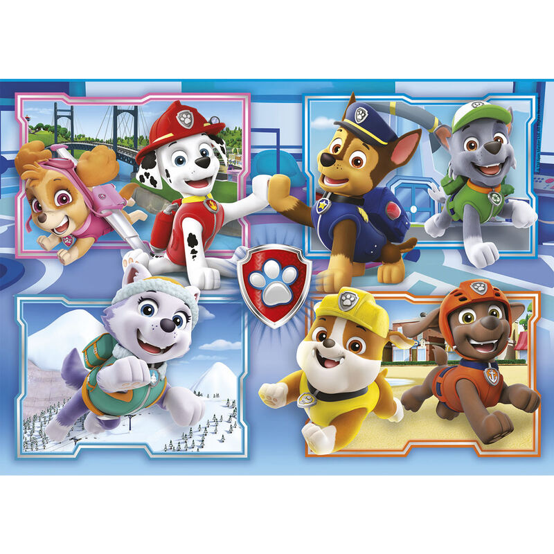 Imagen 1 - Puzzle Patrulla Canina Paw Patrol 2X60pzs