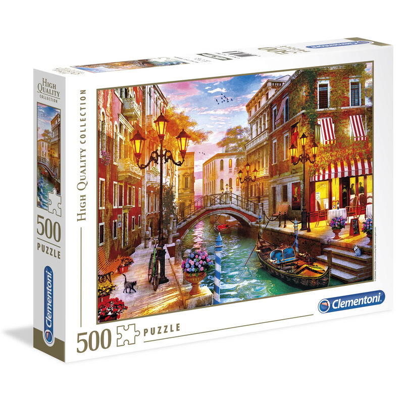 Imagen 2 - Puzzle Atardecer En Venecia 500Pzs