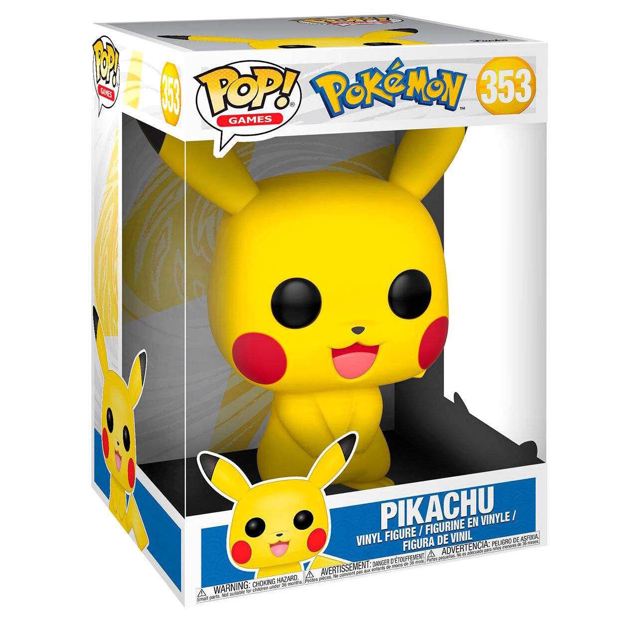Imagen de Figura Pop Pokemon Pikachu 25Cm parte de nuestra colección en Espadas y más, sitio oficial.