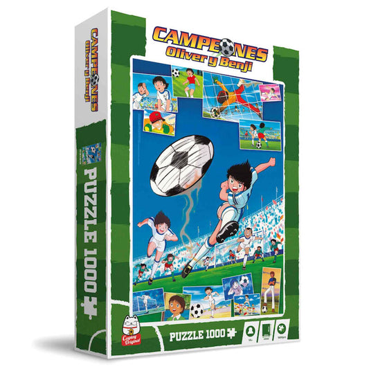 Imagen 2 - Puzzle Newpi Vs Francis Campeones Oliver Y Benji 1000Pzs
