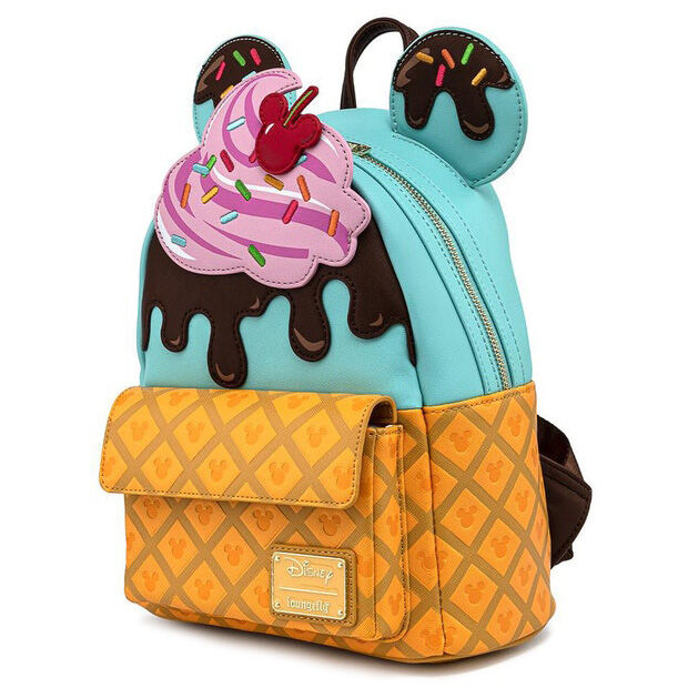 Imagen 3 - Mochila Ice Cream Mickey Minnie Disney Loungefly