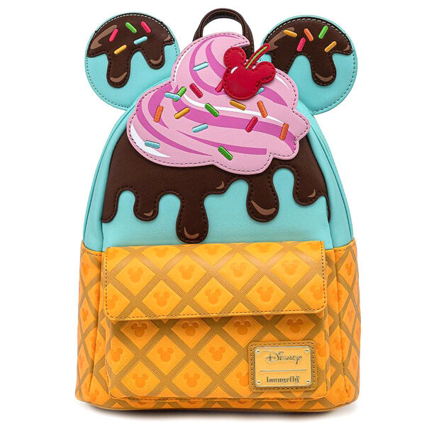 Imagen 4 - Mochila Ice Cream Mickey Minnie Disney Loungefly