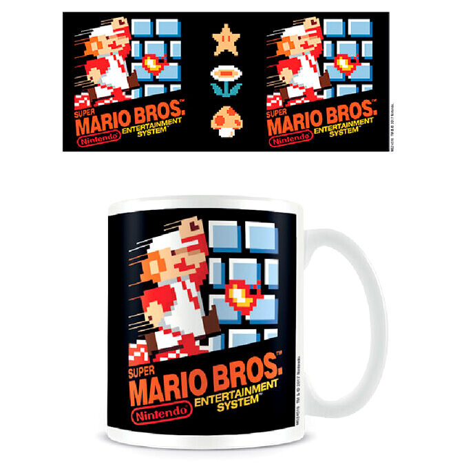 Imagen 1 de Taza Portada Nes Super Mario Nintendo