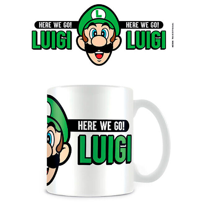 Imagen 1 de Taza Here We Go Luigi Super Mario Nintendo