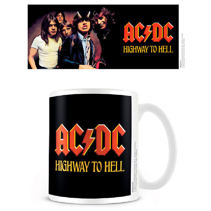 Imagen de Taza Highway To Hell Coffee Acdc parte de nuestra colección en Espadas y más, sitio oficial.