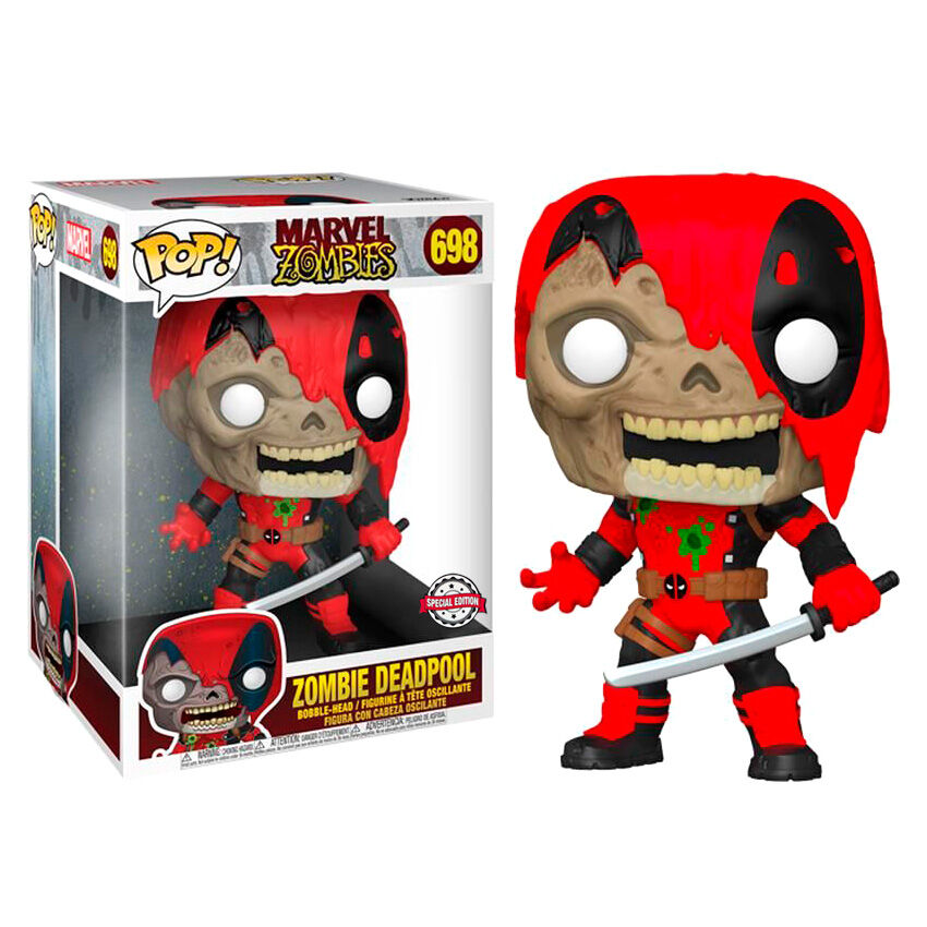 Imagen de Figura Pop Marvel Zombies - Zombie Deadpool Exclusive 25Cm parte de nuestra colección en Espadas y más, sitio oficial.