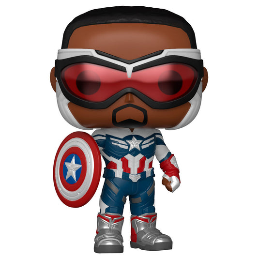 Imagen 2 de Figura Pop Marvel The Falcon & Winter Soldier Captain America