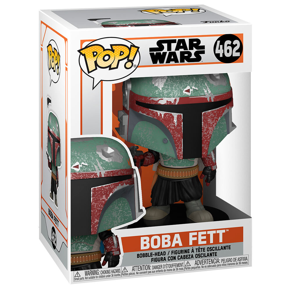 Imagen de Figura Pop Star Wars Mandalorian Boba Fett parte de nuestra colección en Espadas y más, sitio oficial.