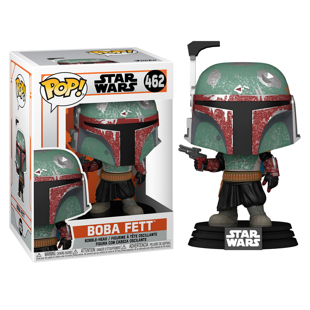 Imagen de Figura Pop Star Wars Mandalorian Boba Fett parte de nuestra colección en Espadas y más, sitio oficial.