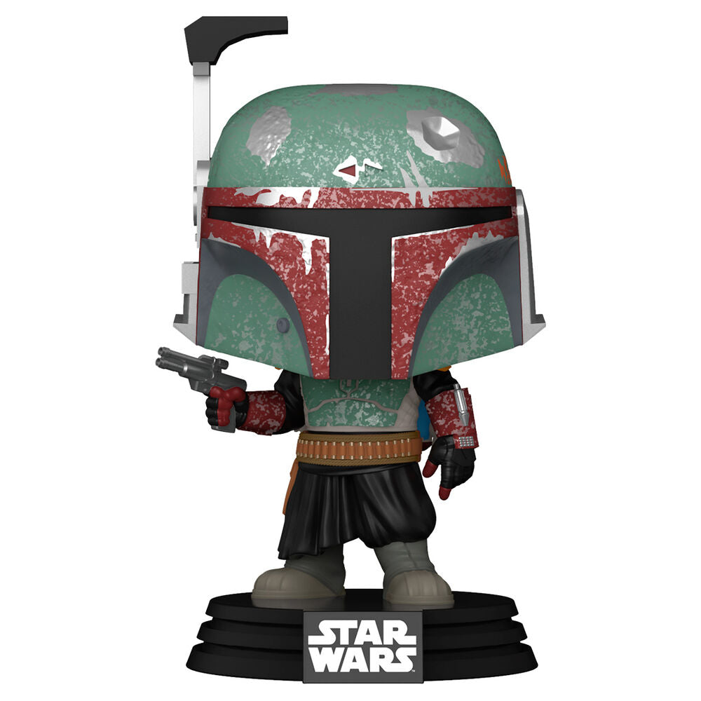 Imagen de Figura Pop Star Wars Mandalorian Boba Fett parte de nuestra colección en Espadas y más, sitio oficial.
