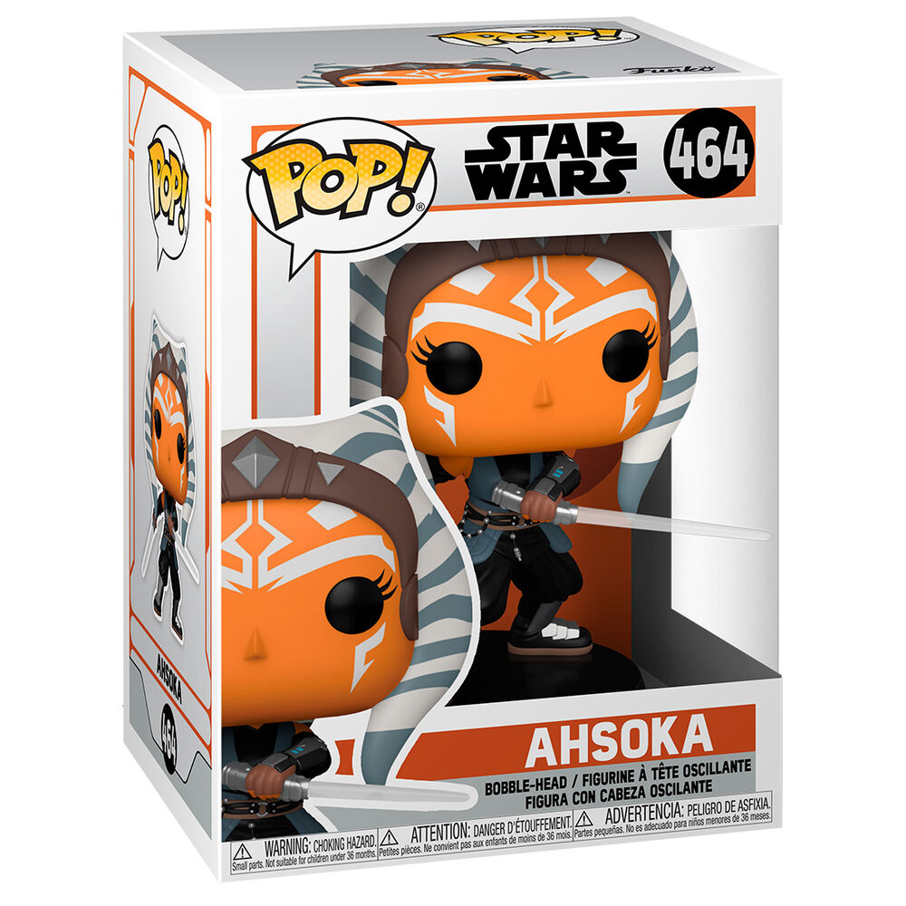 Imagen de Figura Pop Star Wars Mandalorian Ahsoka With Sabers parte de nuestra colección en Espadas y más, sitio oficial.