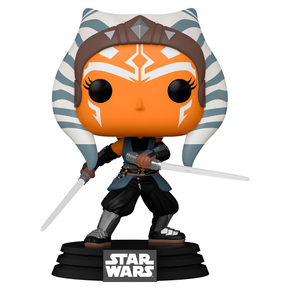 Imagen de Figura Pop Star Wars Mandalorian Ahsoka With Sabers parte de nuestra colección en Espadas y más, sitio oficial.