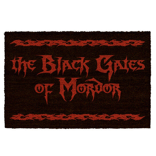 Imagen 1 - Felpudo The Black Gates Of Mordor El Señor De Los Anillos