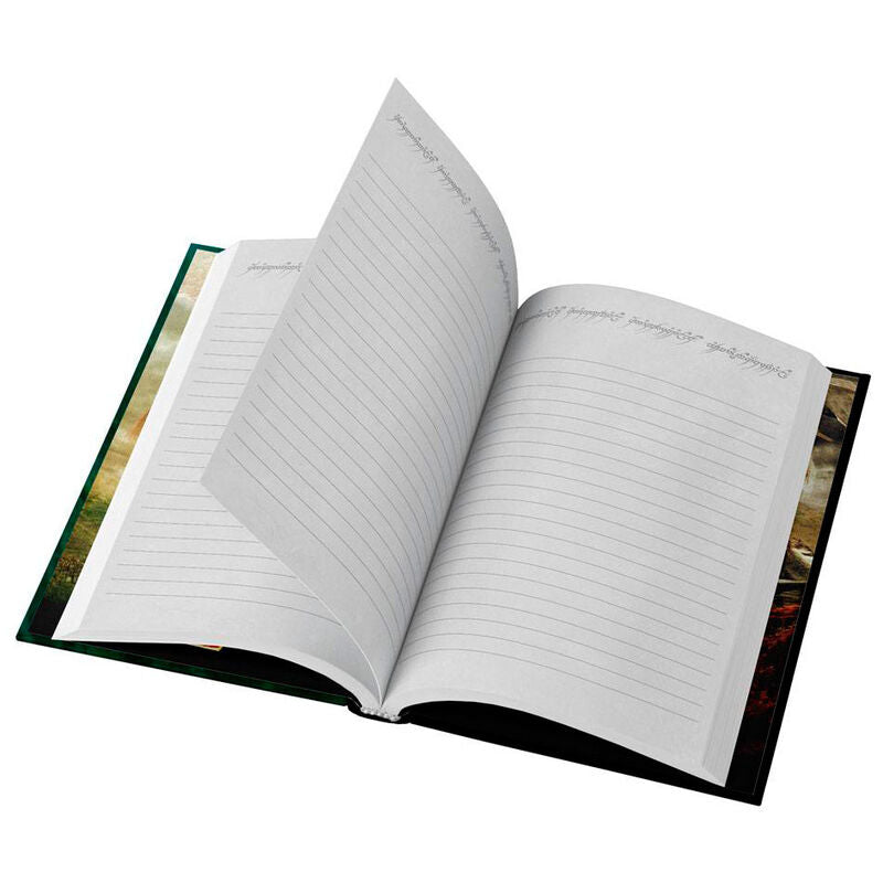 Imagen 4 - Cuaderno A5 One Ring To Rule Them All El Señor De Los Anillos Con Luz