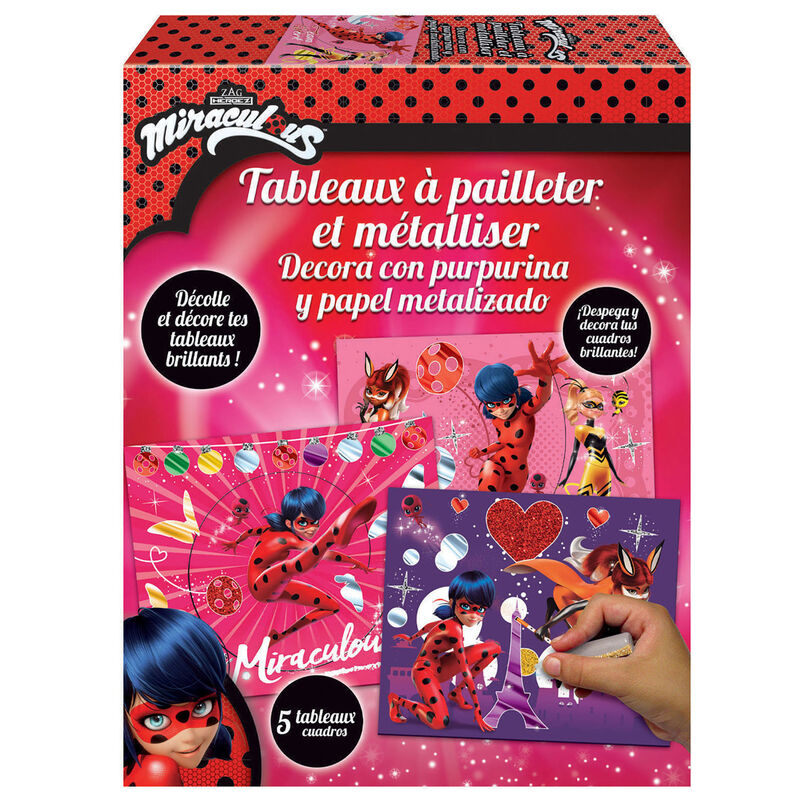 Imagen de Decora Con Purpurina Y Papel Metalizado Prodigiosa Ladybug parte de nuestra colección en Espadas y más, sitio oficial.