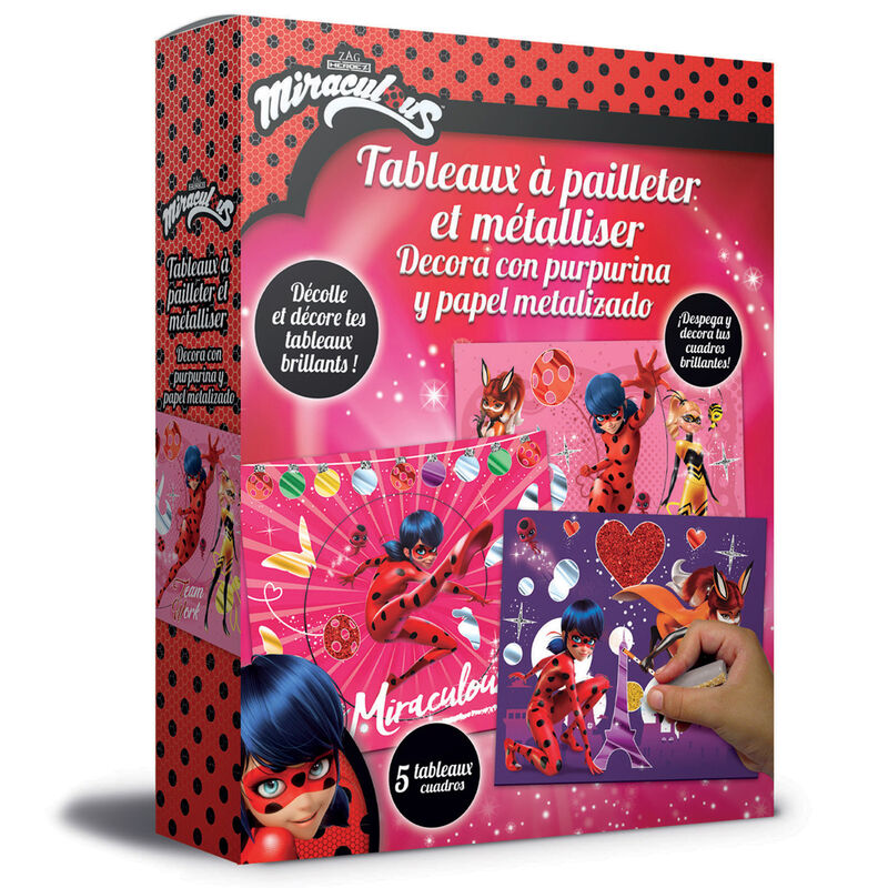 Imagen de Decora Con Purpurina Y Papel Metalizado Prodigiosa Ladybug parte de nuestra colección en Espadas y más, sitio oficial.