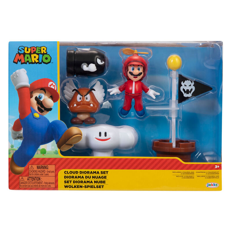 Imagen 1 - Set Diorama Nube Super Mario Nintendo