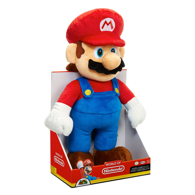 Imagen de Peluche Jumbo Super Mario Nintendo 50Cm parte de nuestra colección en Espadas y más, sitio oficial.