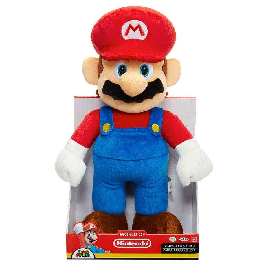 Imagen de Peluche Jumbo Super Mario Nintendo 50Cm parte de nuestra colección en Espadas y más, sitio oficial.