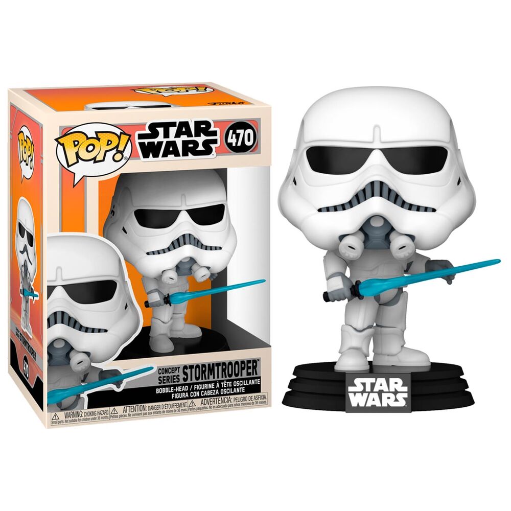 Imagen de Figura Pop Star Wars Concept Series Stormtrooper parte de nuestra colección en Espadas y más, sitio oficial.