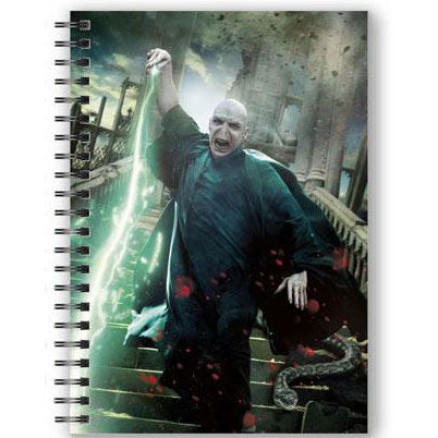 Imagen 1 - Cuaderno A5 3D Voldemort Harry Potter
