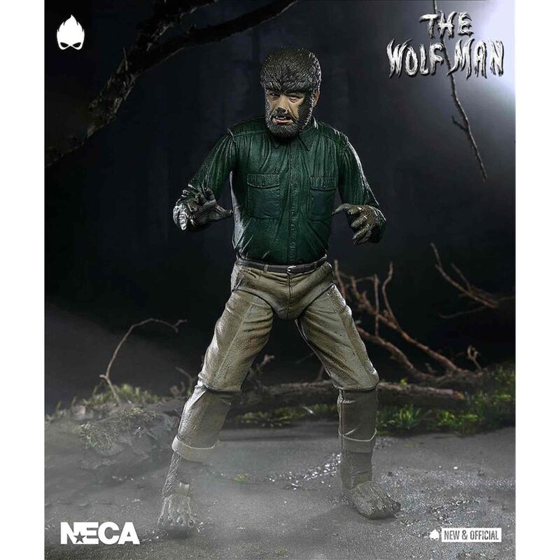 Imagen 1 - Figura Hombre Lobo Universal Monsters 18Cm